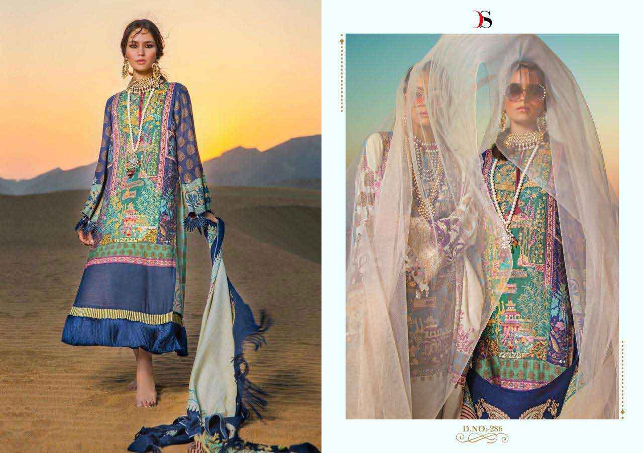 Sana Safinaz Linen-19 Deepsy Jam Cotton Silk Suits Sana Safinaz Linen-19 Deepsy Jam Cotton Silk Suits
